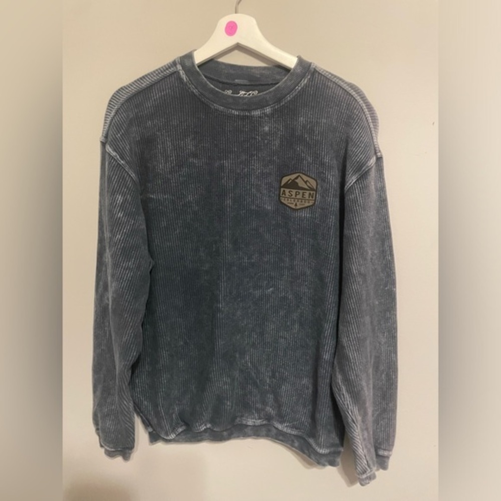 Corded Crewneck‎ Aspen Sweatshirt size small